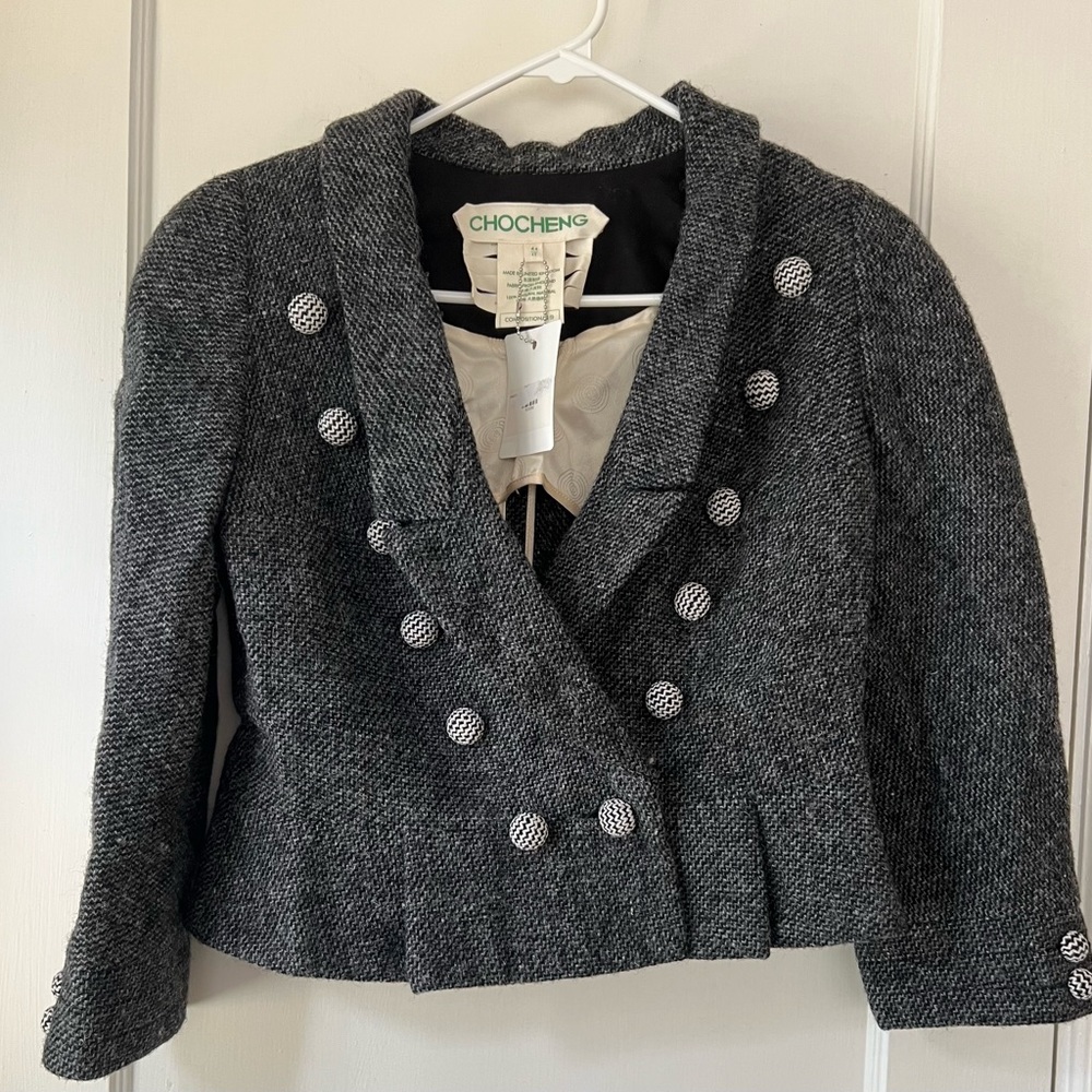 CHOCHENG wool made in England blazer size 44 Italy